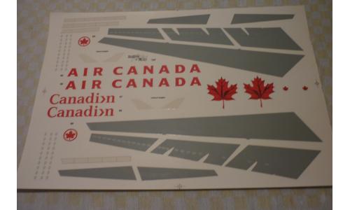 Decalque Avi�o Air Canada Asas e Folhas